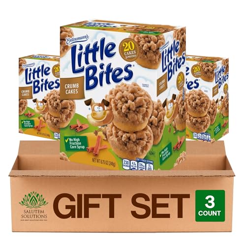 Salutem Vita – Crumb Cake Muffins, 8.75 oz, Gift Set – Pack of 3