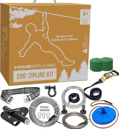 Hyponix 200 FT Zip Line Kit