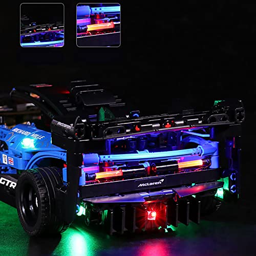BSSW LED-Lichtset für Lego 42123 Technic McLaren Senna GTR, kompatibel mit Lego 42123, Kit ohne Lego (Advanced Remote… – Bild 4
