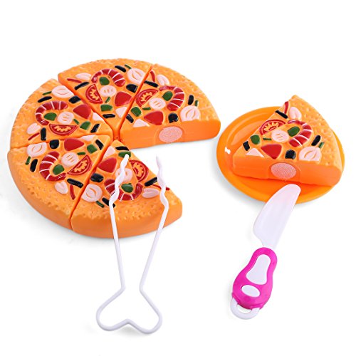 CT-Tribe Einkaufskorb Kinder, 40St Obst und Gemüse zum Schneiden Kinderküchen Zubehör Kaufmannsladen Einkaufskorb… – Bild 5