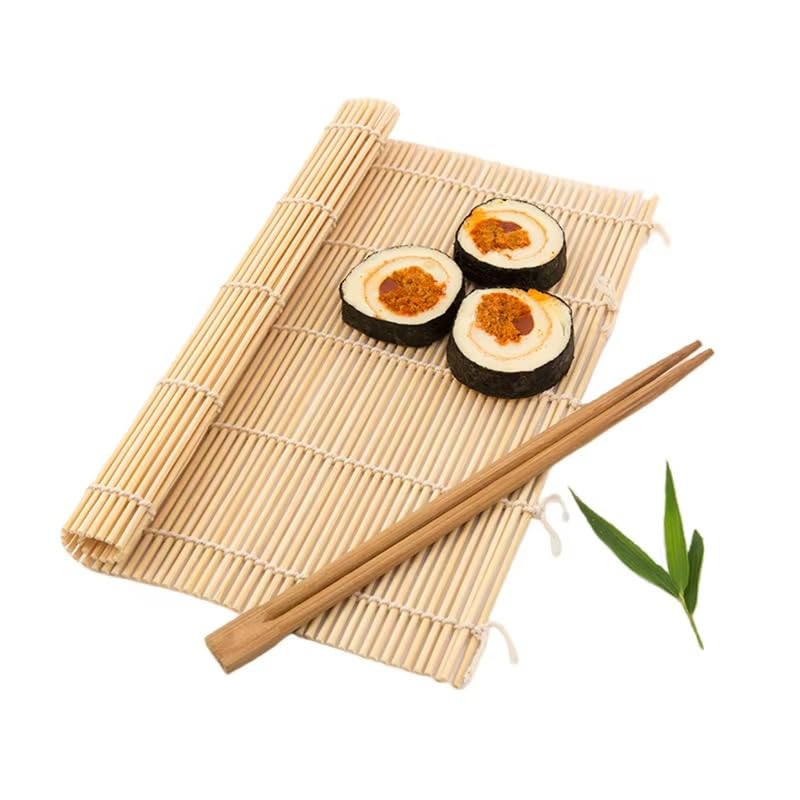 Perfect Pricee Bamboo Sushi Mat Rice Roller (Brown, 12-inch)