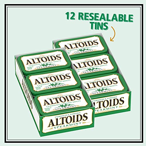 Image of Altoids Spearmint Mints, 1.76 Ounce (12 Packs)