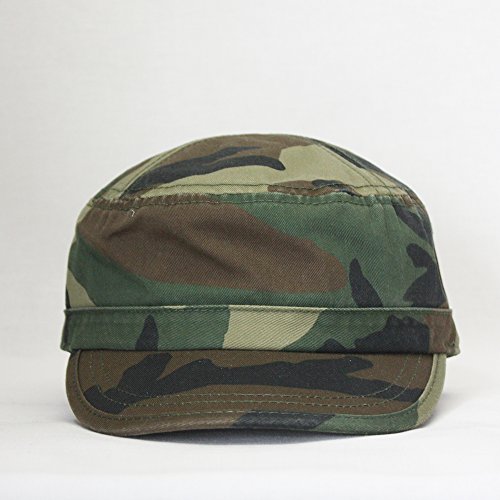 Image of The Vintage Year Heavy Stitching Washed Cotton Cadet Hat - Durable Military Baseball Cap for Men & Women, Outdoor Casual Wear