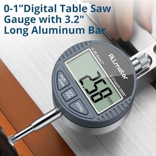 Allmeter DIGITAL TABLE SAW CALIBRATION DIAL GAUGE Digital Table Saw Gauge thumb #4