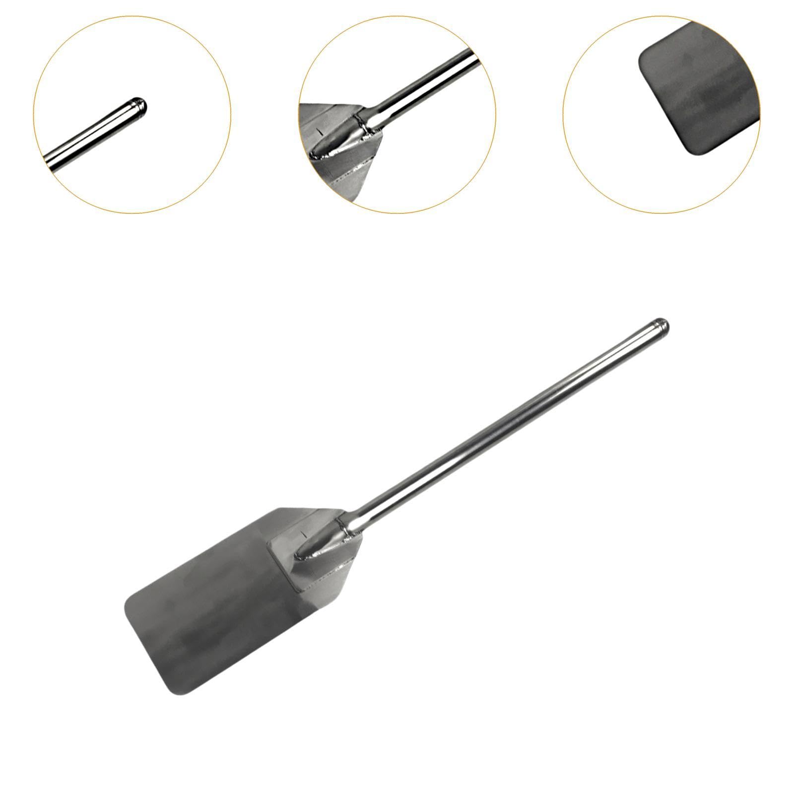 Largo, Grande, Cuchara para Remover, Varilla de Acero Inoxidable, Duradera, Fácil de Limpiar, Adecuada para Cocinar, Remover Cerveza, 36 in