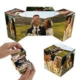 【Cube photo 3D personnalisé】 : ce cube photo 3D personnalisé vous permet de télécharger une ou plusieurs photos sur chaque face, le transformant ainsi en un souvenir unique rempli de souvenirs. Il est parfait pour les utilisateurs qui souhaitent mettre en valeur des moments précieux, tels que des vacances en famille, des photos de mariage ou des photos d'animaux de compagnie, avec une touche 3D amusante.