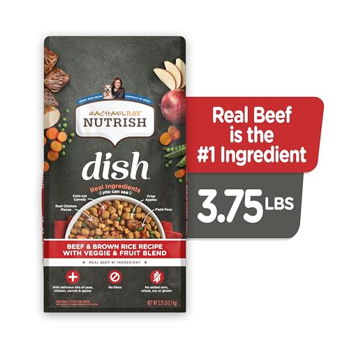 Nutrish Dish Dry Dog Food, Beef Recipe, 3.75 lb. Bag (Rachael Ray) - image 3