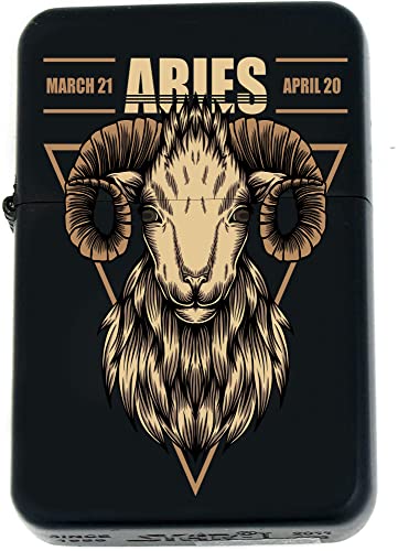 Encendedor a prueba de viento Capricornio Aries Zodiaco miniatura 1