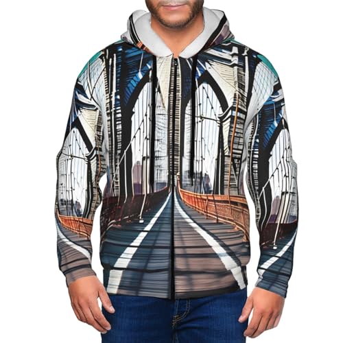 Pull à capuche homme avec cordon de serrage résistant pour un style casual