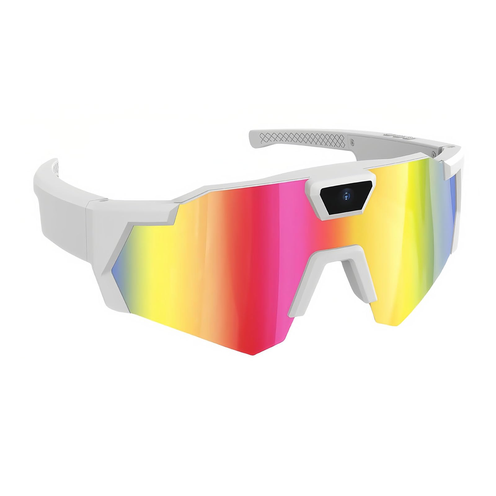 Lunettes de soleil de baseball 4K POV connectées pour enregistrement vidéo sport et plein air