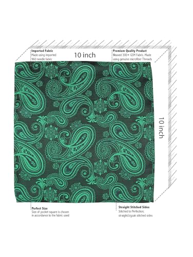 Image of Kovove The Paisley Treat Pocket Square For Men