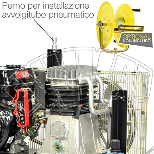 Motocompressore 9 hp 22 + 22 lt - benzina