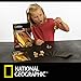NATIONAL GEOGRAPHIC Amber Exploration Science Kit - Polish Real Amber Specimens to Find Preserved Bugs, Leaves, and More, An Exciting STEM Science Kit for Kids with a Real Scorpion Keychain Included