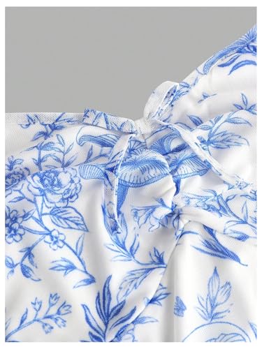 Girl's 2 Piece Outfits Floral Cami Bodycon Dresses and Long Sleeve Bolero Shrugs Cute Clothes3