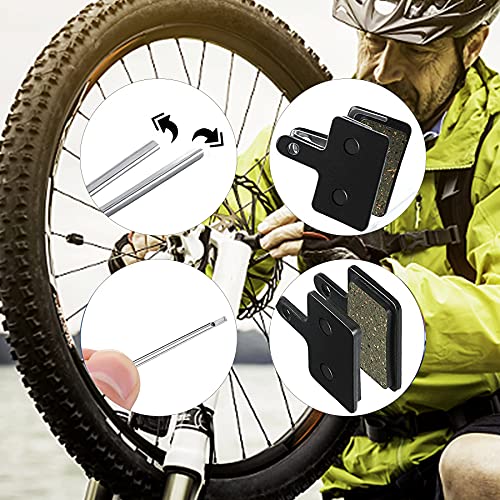 4X Bremsbeläge Fahrrad Scheibenbremse für B01S, B03S,B05S Fahrrad Bremsen Bike Beläge I Bremsbelag I Scheibenbremsbeläge High Performance für Deore, TRP, Tektro