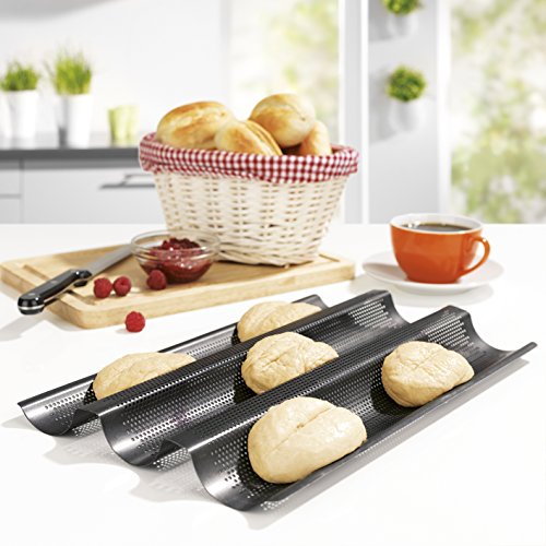 Preisvergleich Produktbild GOURMETmaxx GOURMETMAXX Baguette-Backblech