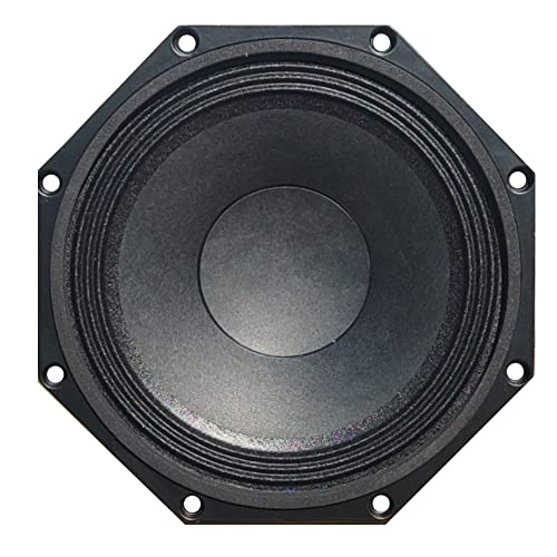 Venduto singolarmente; Potenza rms: 300 watt; Potenza max: 600 watt; Cono in carta; Sospensione rigida di tela; Bobina mobile del woofer in alluminio da 5,05 cm; Magnete: 54 oz; Impedenza: 4 ohm; Sensibilità: 99 db; Polo della piastra posteriore ventilato; Risposta in frequenza: 60 - 7500 hz;