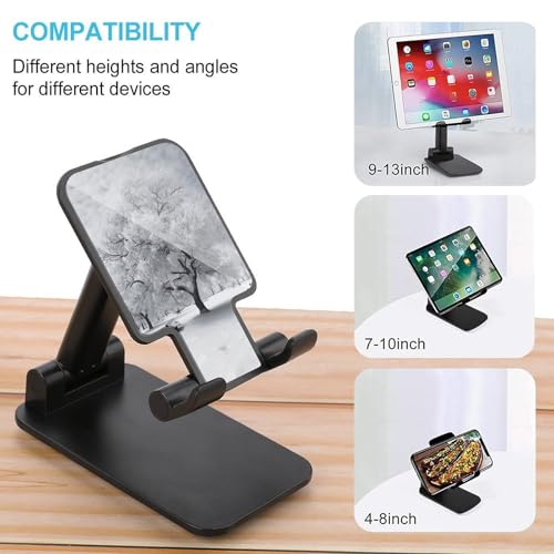 Support de téléphone portable pliable pour bureau idéal pour télétravail et vidéos
