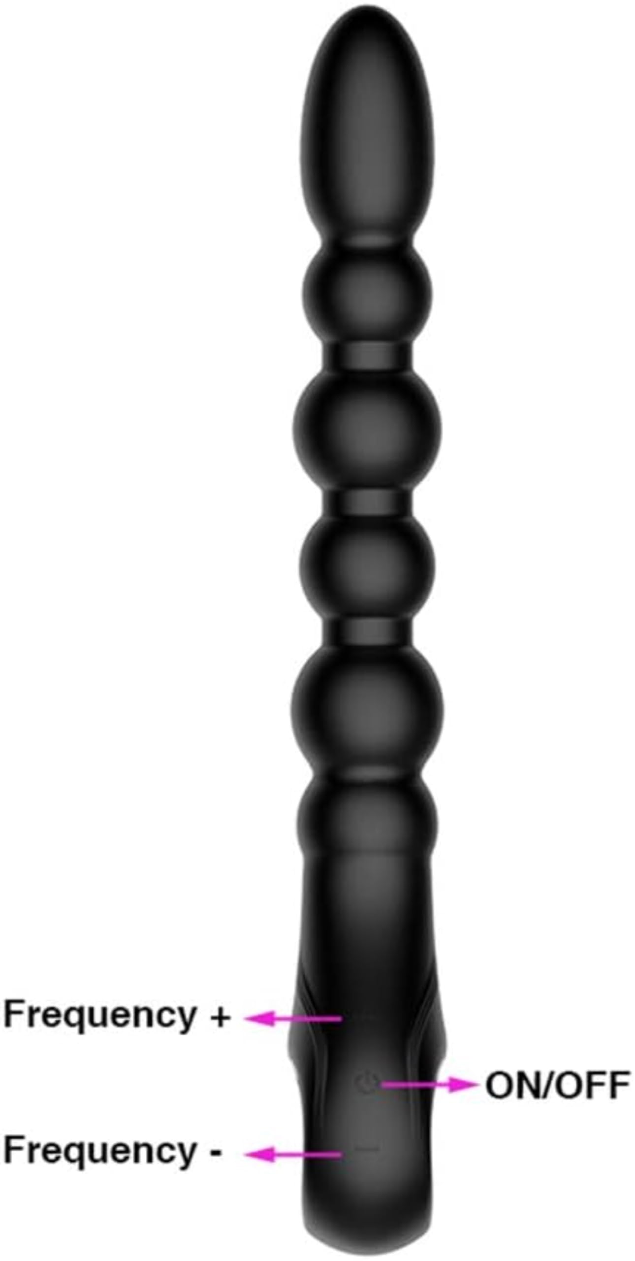 Masseur de prostate, plug anal à perles rechargeables usb à 10 vitesses, jouets sexuels pour adultes