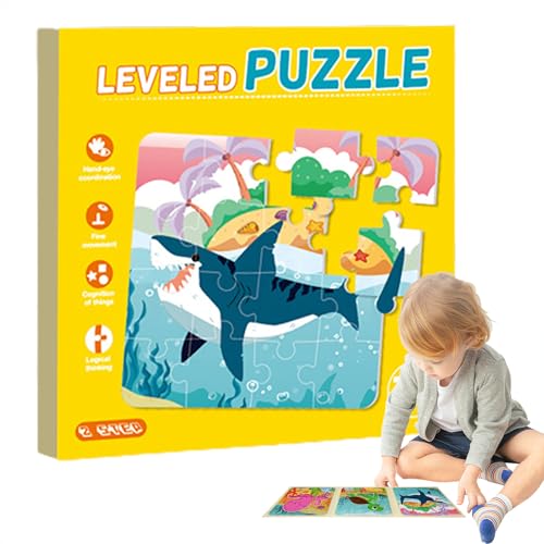de, Puzzle de,Travel Puzzles Toys for Kid | Dibujos Animados magnéticos Juguetes Aprendizaje de Actividades Animales para niños y niñas