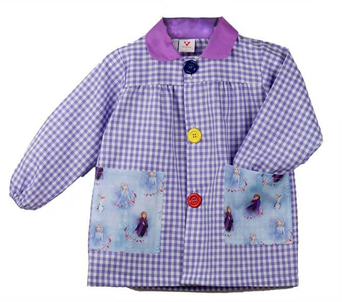 KLOTTZ Babi bolsillos tela FROZEN para guardería y colegio Niñas