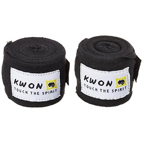 KWON Boxbandage Elastisch, schwarz, 4054000