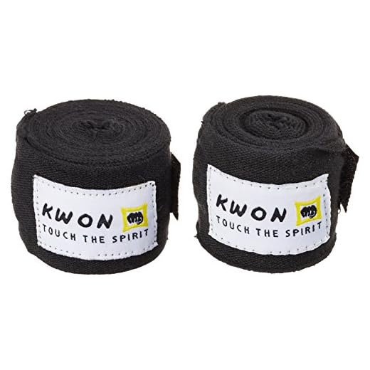 KWON Boxbandage Elastisch, schwarz, 4054000