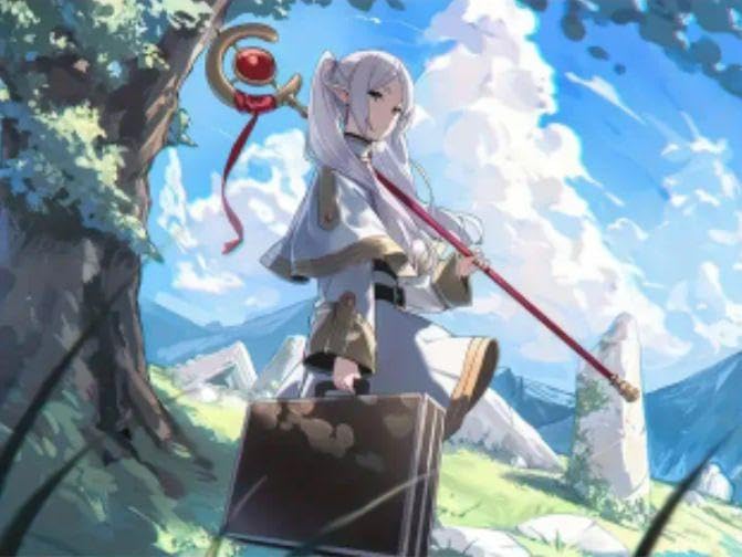 葬送のフリーレン アートボード キャンバスアート 葬送のフリーレン』 - ティザービジュアル キャンバスボード