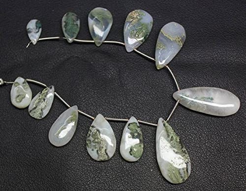 Quartz solaire perles poire pour atelier création bijoux bohème chic fait main