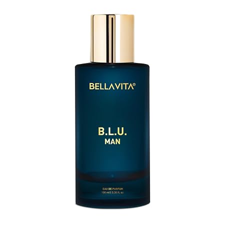 Bella Vita Luxury B.L.U Men Eau De Parfum Liquid Perfume With Lemon, Apple, Musk|Fresh, Refreshing, Energising Long Lasting Edp Fragrance Scent 100Ml