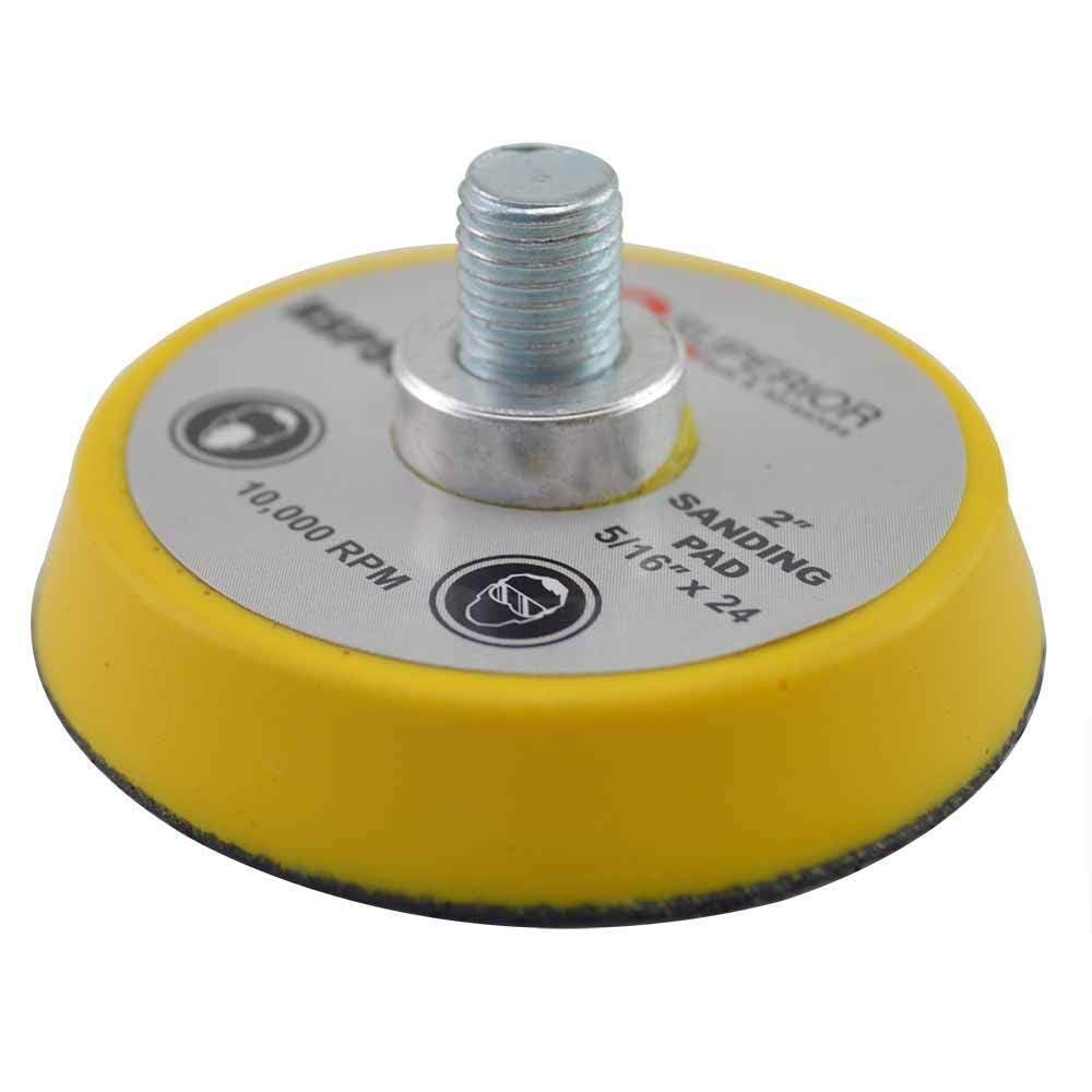 GULUANT 2 Pack Replacement 2 Inch Hook & Loop Sanding Pad with 5/16 Inch-24 Threads for Superior Pads and Abrasives RSP56