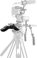 Vista 8 de NICEYRIG Soporte de hombro estable para videocámara DV/DC 0.591 in Rod Rail Support System DSLR Rig (bloque de riel de 0.591 in)