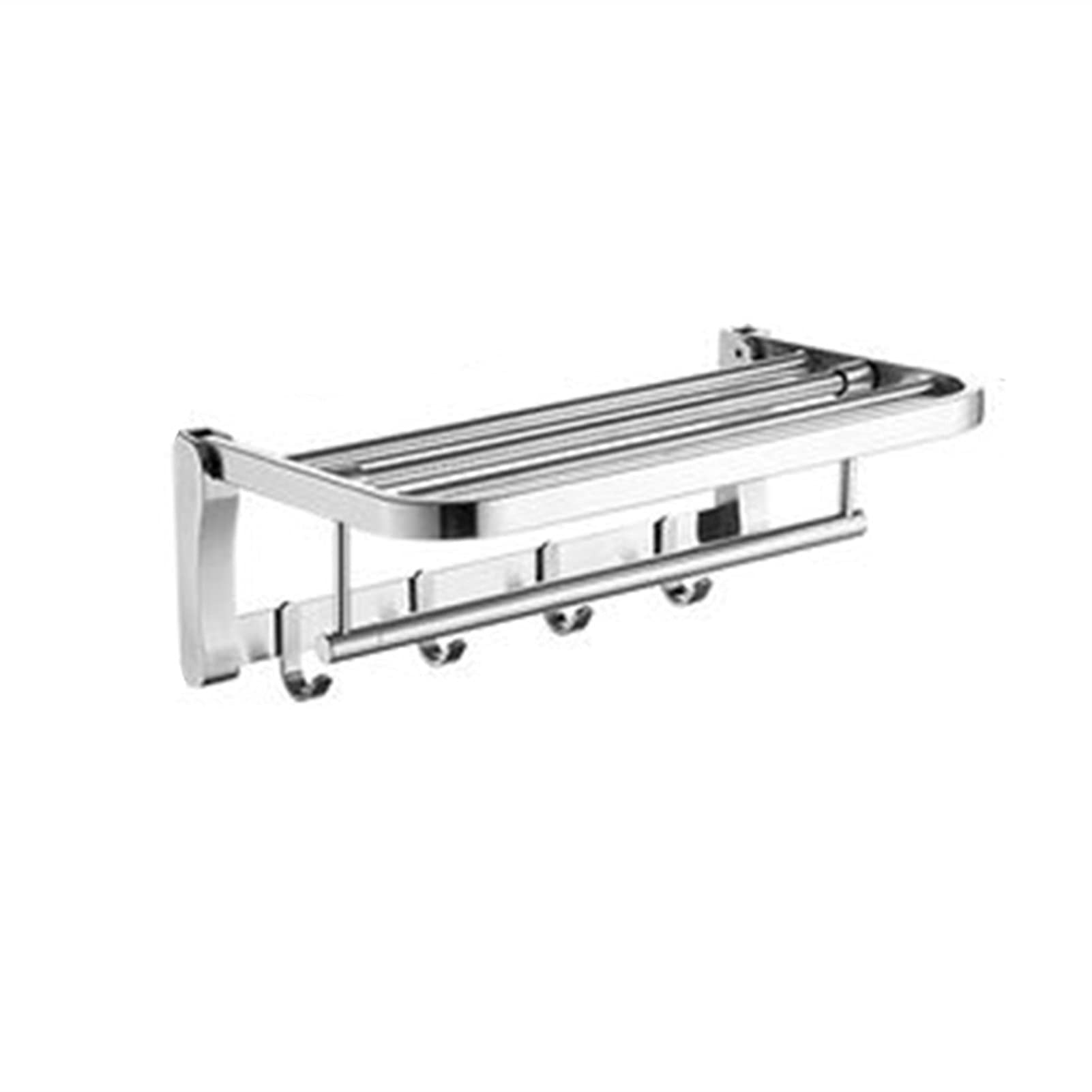 LMYSXAOZ LNNSHX Towel Rack Stainless Steel 304 Bathroom Hardware Accessories Bar 2 Layers (Size : 23.6in) (19.6in)