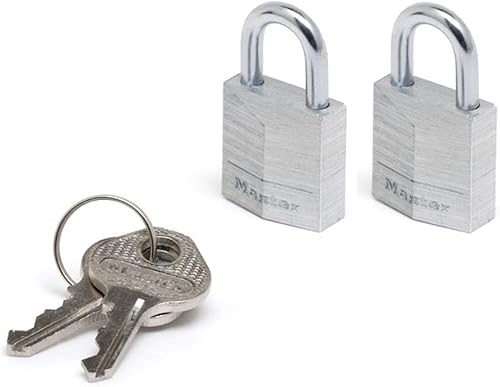 Master Lock 9120EURT 2 Candados Aluminio 0.787 in