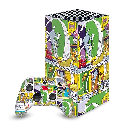 Tom and Jerry Xbox Series X vinyle autocollant de jeu peau couverture pack