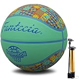 Fantecia Basketball Größe 5, Professioneller Wettkampf-Basketball aus Gummi, Trainingsball mit hohem Sprungvermögen