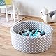 Knorrtoys 56764 - Bälleset ca. Ø6 cm - 100 balls/creme/grey/lightblue