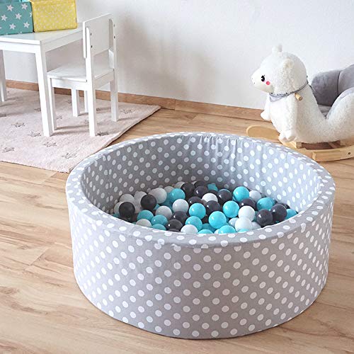 Knorrtoys 56764 - Bälleset ca. Ø6 cm - 100 balls/creme/grey/lightblue