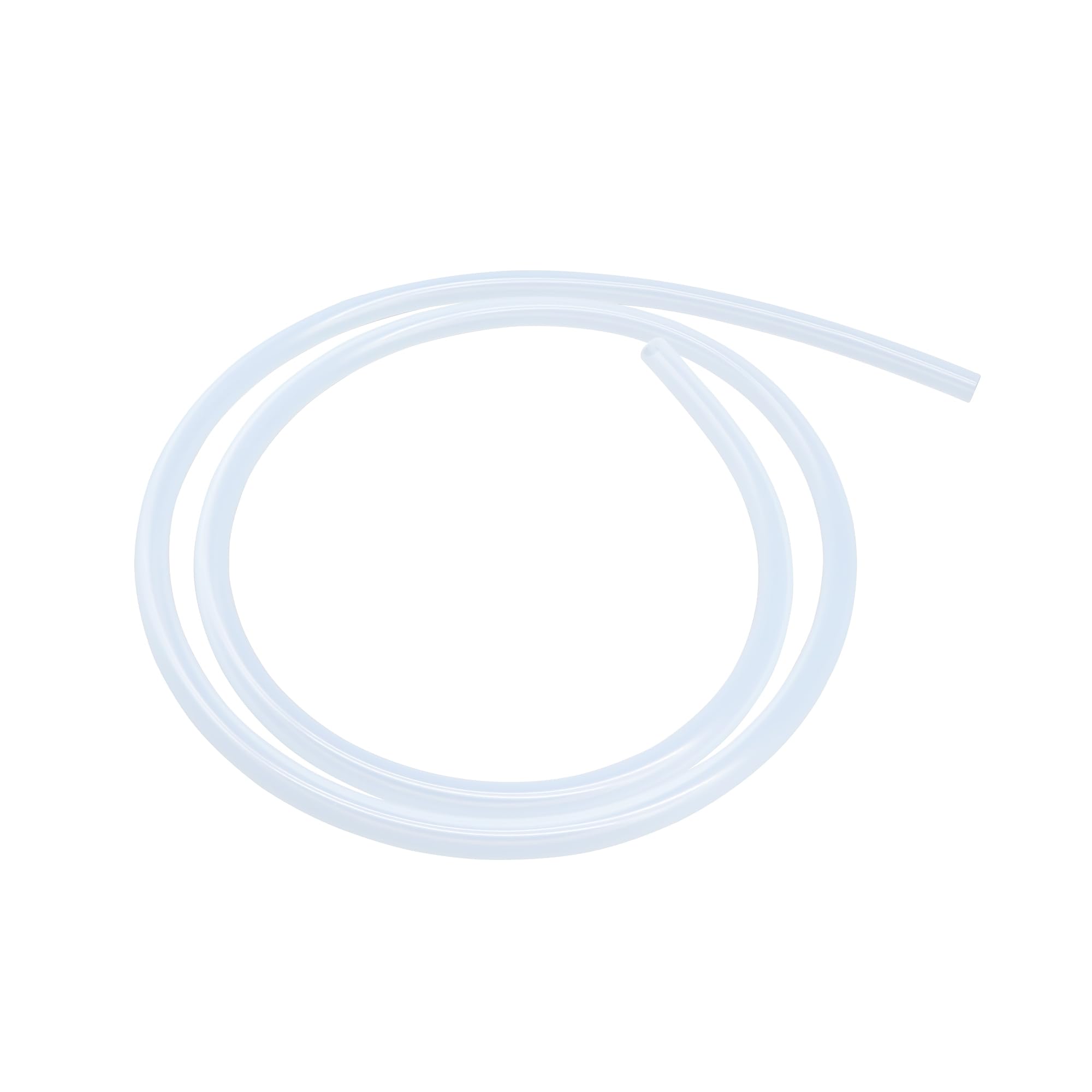 LAVMHAB Silicone Tube Food Grade Hoses 4mm ID x 7mm OD 1.5m (4.9ft), Flexible Silicone Rubber Tubing Water Air Pipes