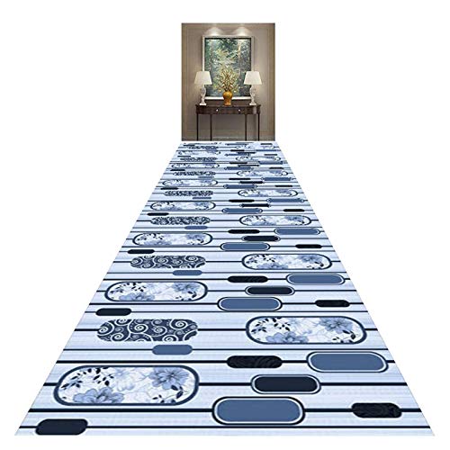Alfombra de pasillo lavable MU contemporánea y antideslizante para cocina y escalera 2