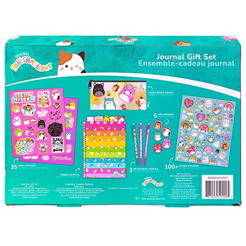 Fashion Angels Squishmallows Journal Gift Set, Includes Journal, Stickers, Pencils, Erasers & Pouch, Ideal for Gifting & Accessorizing for Kids & Teens - Image 5