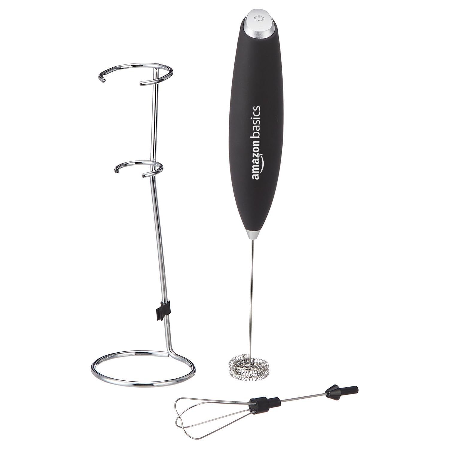 Amazon Basics Handheld Milk Frother & Egg Beater with Stand, Battery-Operated Electric Drink Mixer for Coffee, Cappuccino, Latte, Matcha, and Hot Chocolate, Black (B0D2DRB99Q) Amazon Price History, Amazon Price Tracker