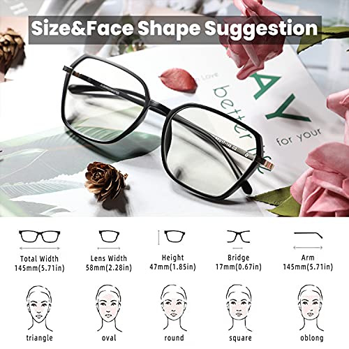 Image of ROCKNIGHT blue light glasses for men anti eyestrain headache,2 pack for computer gaiming tv and phones
