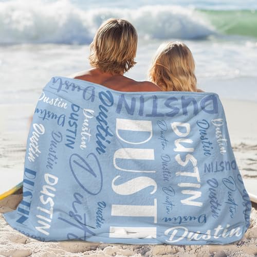 Personalized Blankets for Kids with Names Customized Blankets with Name for Adult Custom Blanket Gift for Birthday Christmas Valentines Day Gift
