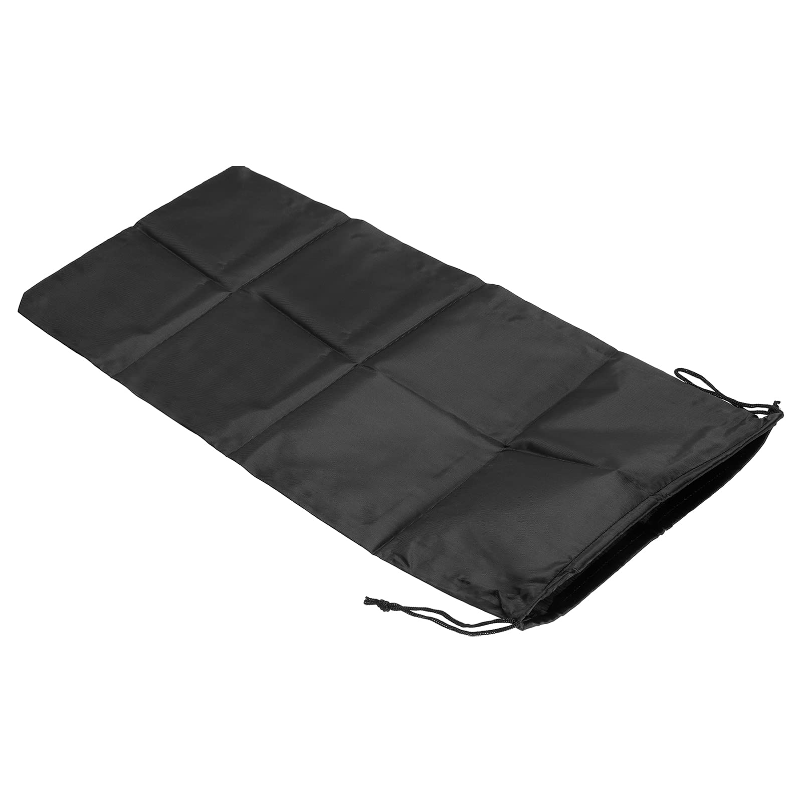 PATIKIL Armadio Stoccaggio Borse, 31.5'' Lunghezza Impermeabile Abbigliamento Coperte Organizer Borsa con Trasporto Maniglie per Biancheria, Nero