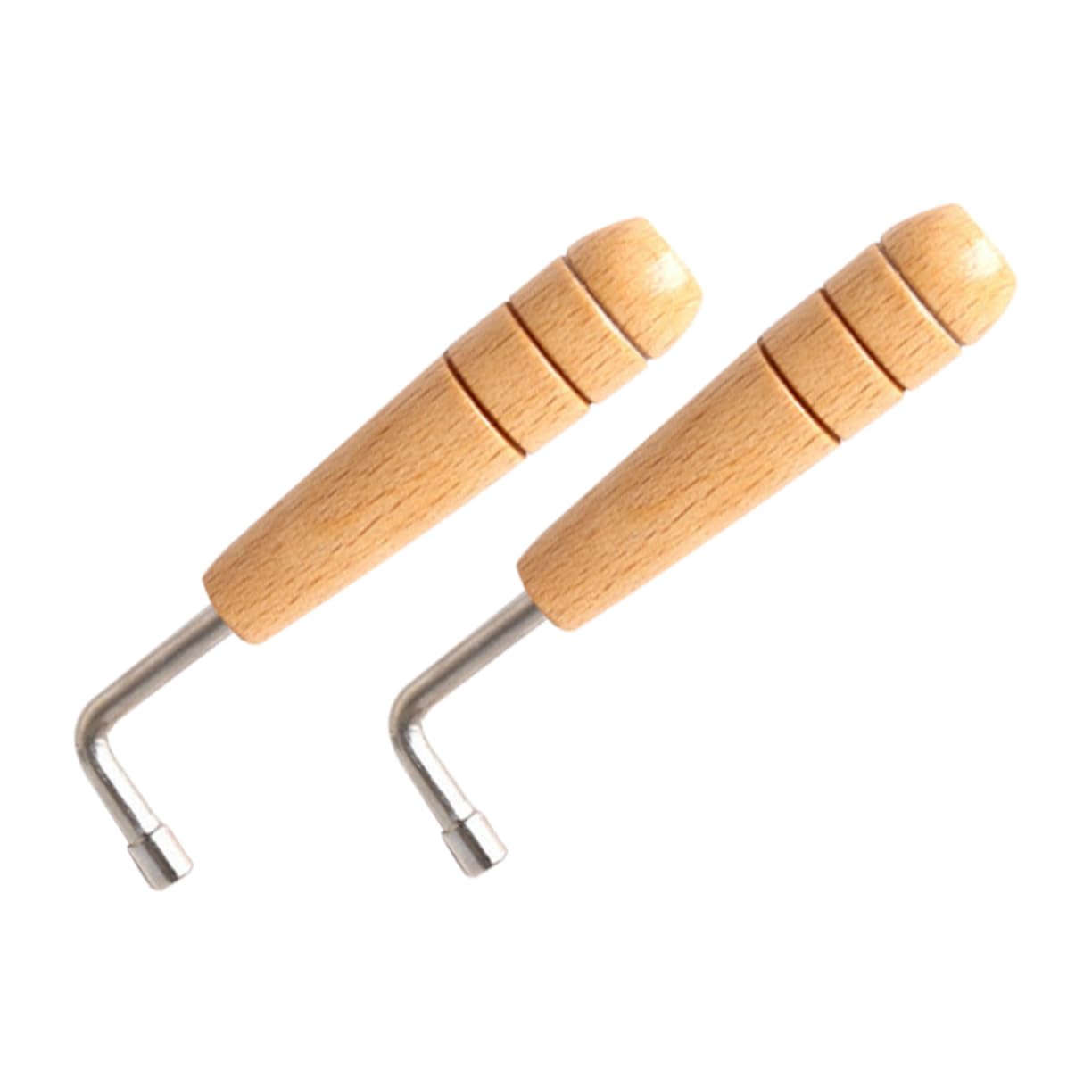 YARNOW 2Pcs Handheld Lyre Harp Tuning Wrench Durable Handle Tool for Precise Tone High Hardness for Musicians and Instrument Care