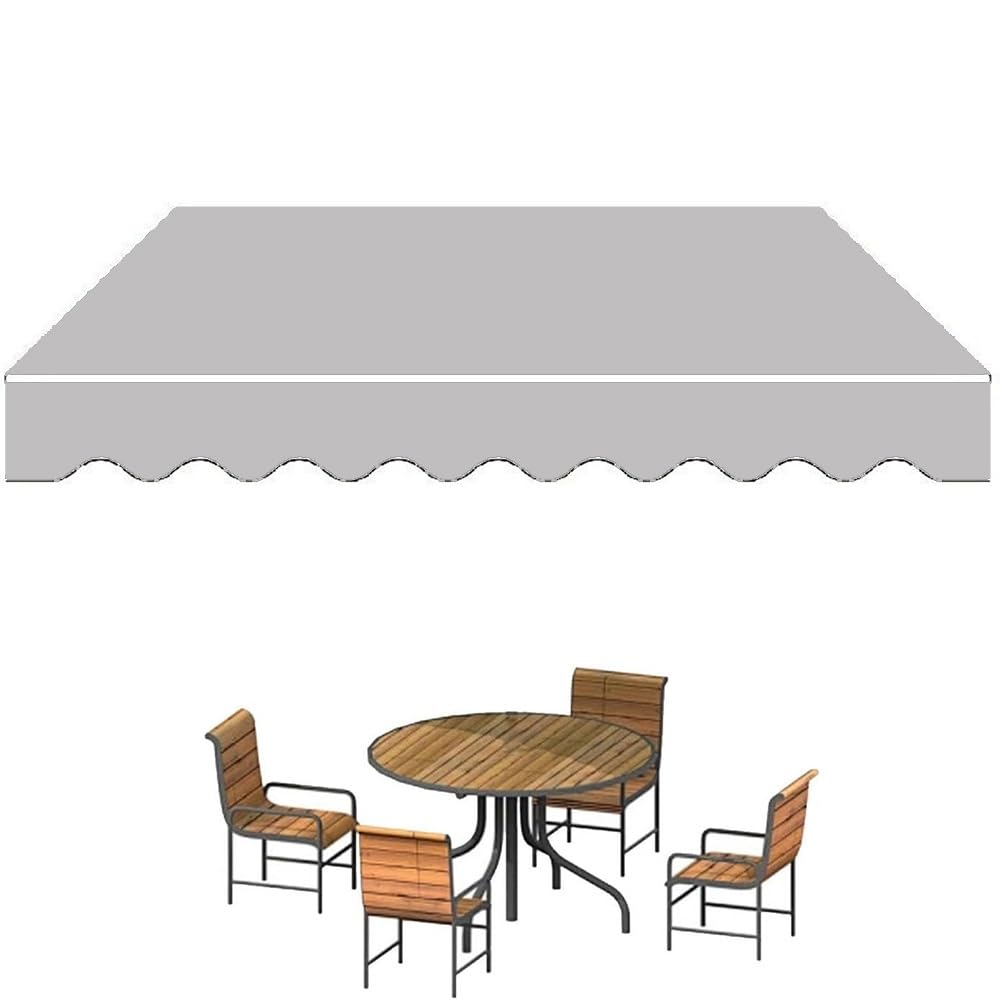 Toile de rechange pour auvent anti-UV et facile à installer 250x200