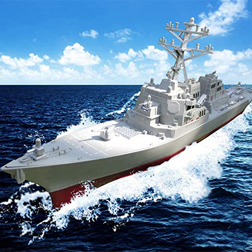Distruttore Missilistico Guidato Modello di Nave Giocattoli Statici Banco di Mostra Modello di Nave da Guerra Giocattoli Educativi DIY Hobby per Bambini