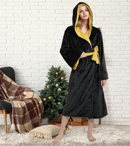 Unisex Cosplay Bathrobe Magical Robe Flannel Cozy Night Robe Hooded Nightgown Homewear Sleepwear One Size Fit All2