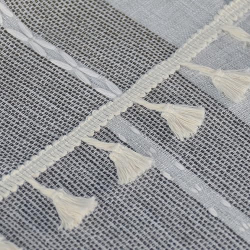 Nappe polyester lavable grise 140x200 résistante à l'eau et poussière - 6